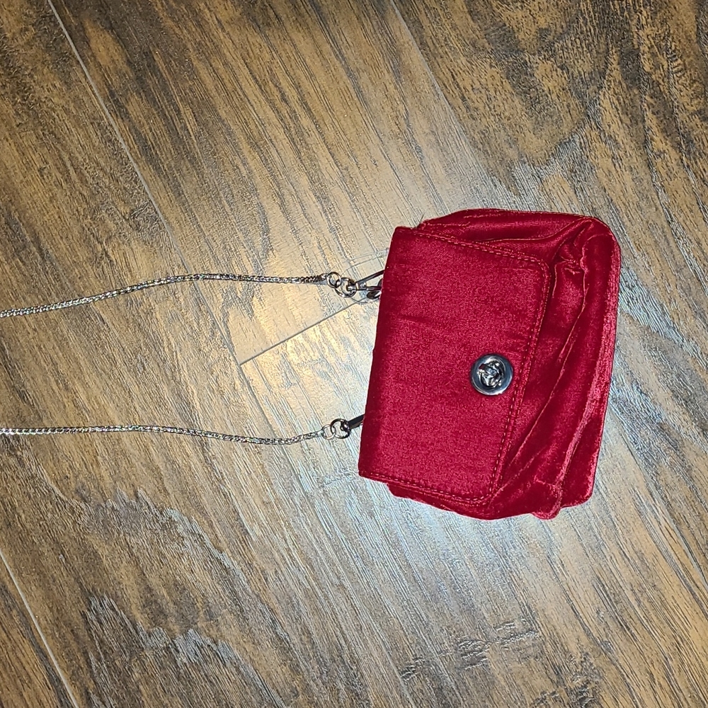 Zara velour bag